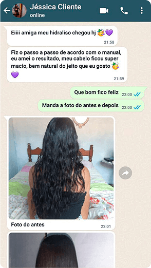 Depoimento de cliente 1